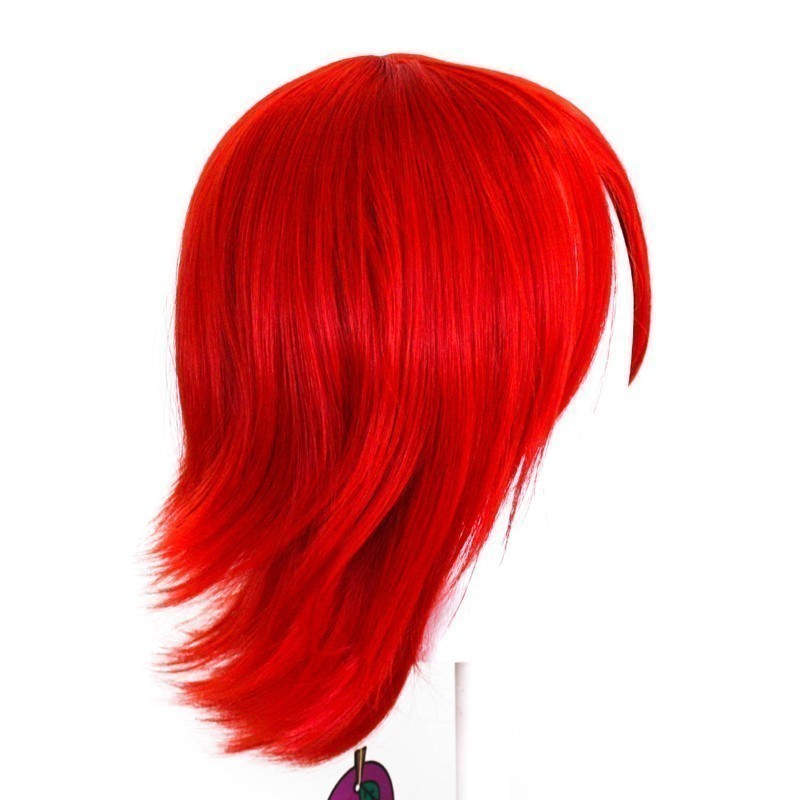 12'' Short Flare Scarlet Red Cosplay Wig Synthetic NEW 